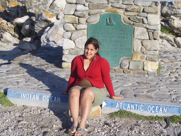 Tanya Ellis - at the south-eastern most point of Africa - Cape Point